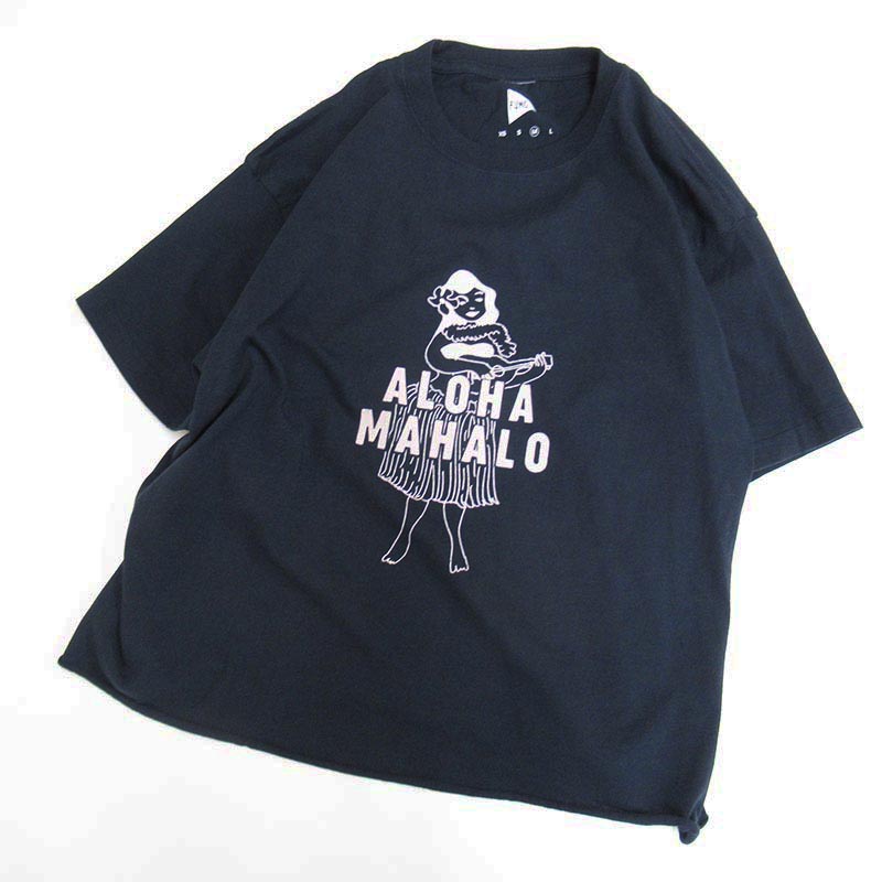 FUNG ALOHA MAHALOカットオフTシャツ/NV03 【日本製】